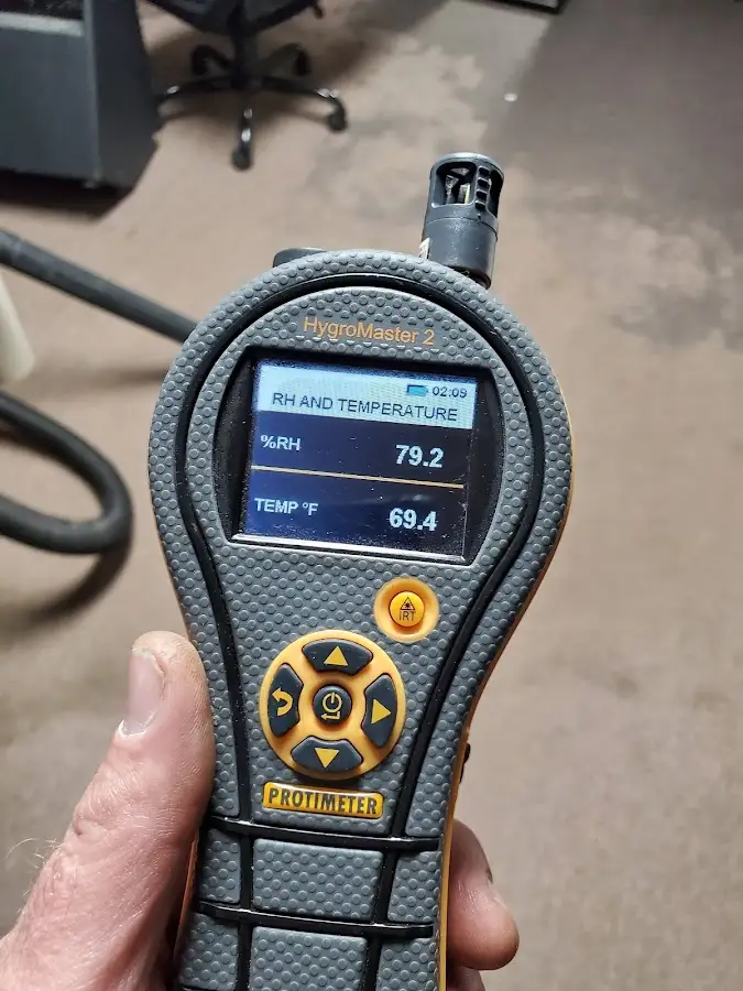 Moisture meter humidity assessment for Fire & Smoke Damage Restoration in Wasco